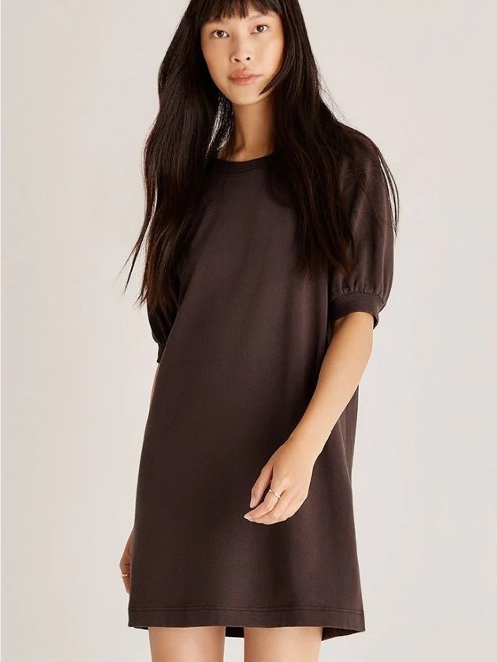 Z Supply Gray Gianna Terry Dress (XS)